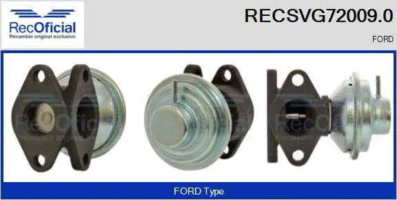 EGR Valve (RECSVG72009.0)
