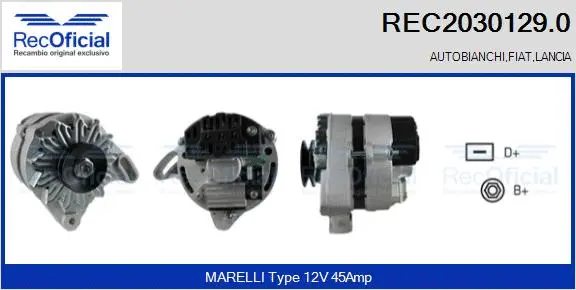 Alternator (REC2030129.0)