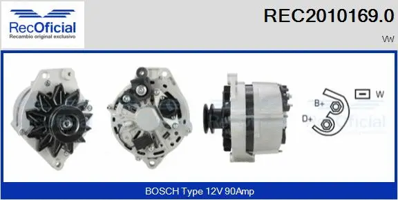 Alternator (REC2010169.0)