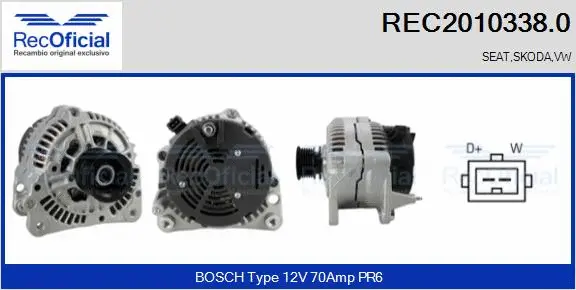 Alternator (REC2010338.0)