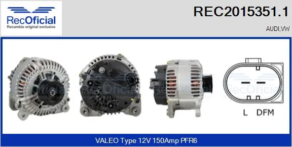 Alternator (REC2015351.1)
