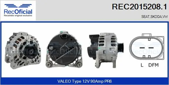 Alternator (REC2015208.1)