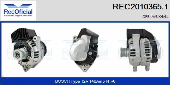 Alternator (REC2010365.1)