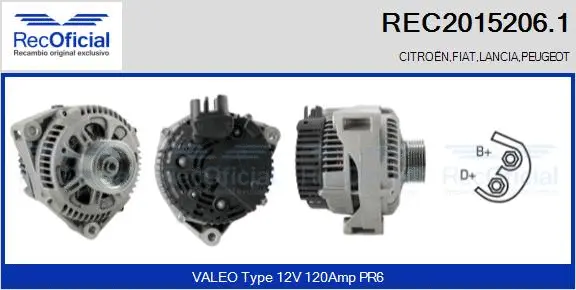 Alternator (REC2015206.1)