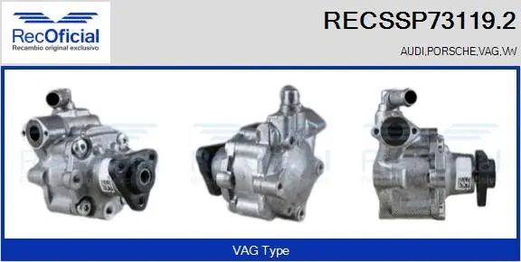 Hydraulic Pump, steering (RECSSP73119.2)