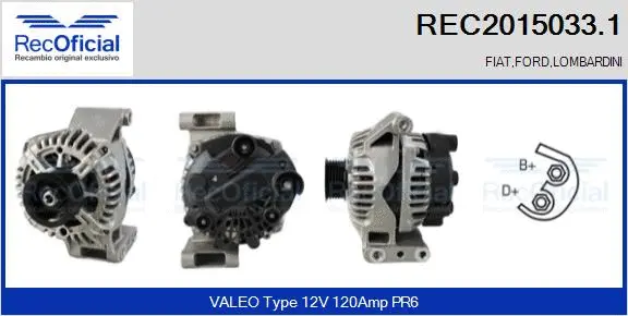 Alternator (REC2015033.1)