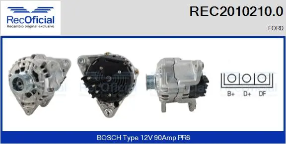 Alternator (REC2010210.0)