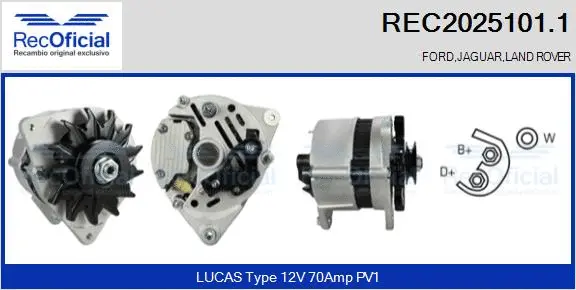 Alternator (REC2025101.1)