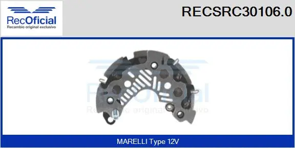 Rectifier, alternator (RECSRC30106.0)