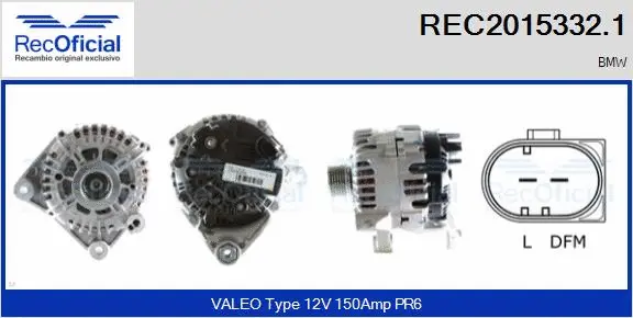 Alternator (REC2015332.1)