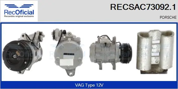 Compressor, air conditioning (RECSAC73092.1)
