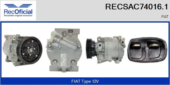 Compressor, air conditioning (RECSAC74016.1)