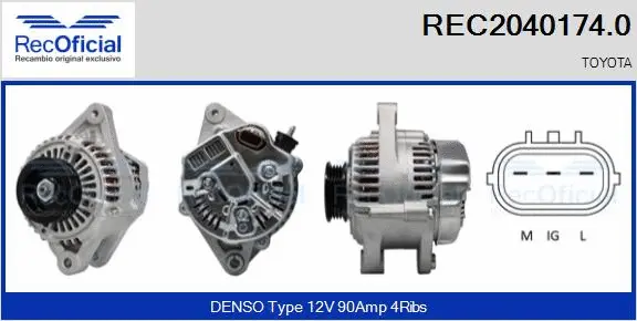 Alternator (REC2040174.0)