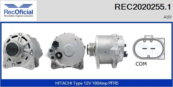 Alternator (REC2020255.1)