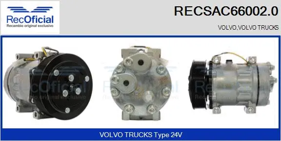 Compressor, air conditioning (RECSAC66002.0)