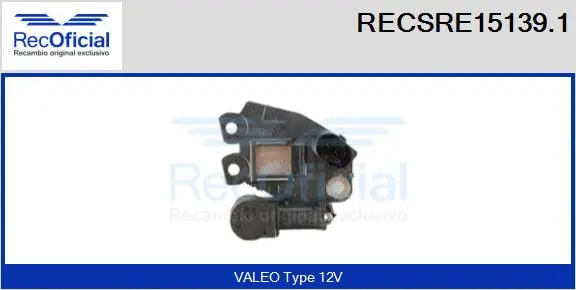 Alternator Regulator (RECSRE15139.1)