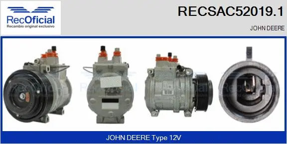 Compressor, air conditioning (RECSAC52019.1)