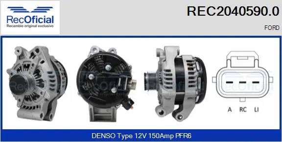 Alternator (REC2040590.0)