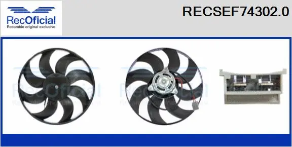 Fan, engine cooling (RECSEF74302.0)