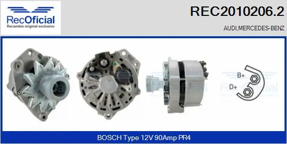Alternator (REC2010206.2)