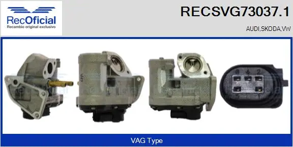 EGR Valve (RECSVG73037.1)