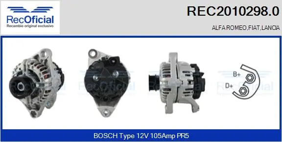 Alternator (REC2010298.0)