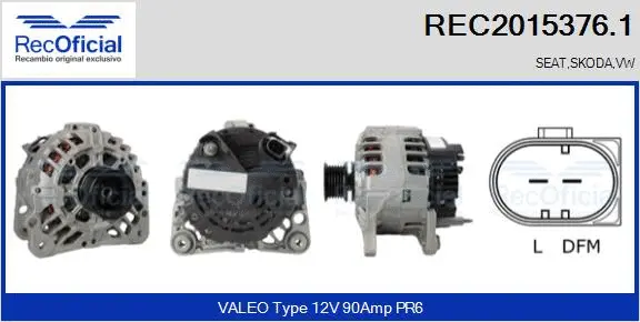 Alternator (REC2015376.1)