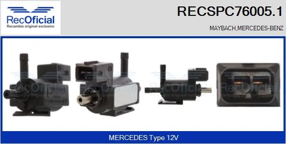 Pressure Converter, exhaust control (RECSPC76005.1)