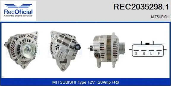 Alternator (REC2035298.1)