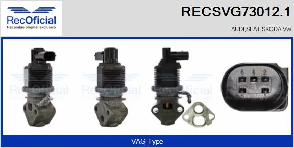 EGR Valve (RECSVG73012.1)