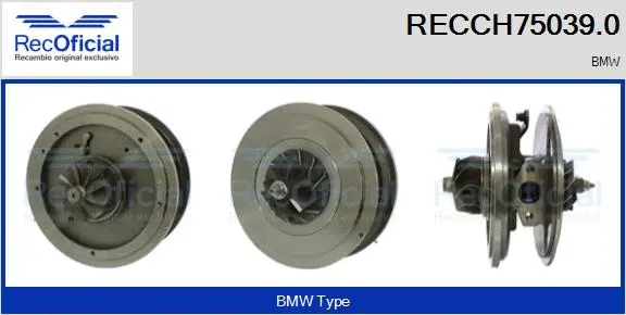 Core assembly, turbocharger (RECCH75039.0)