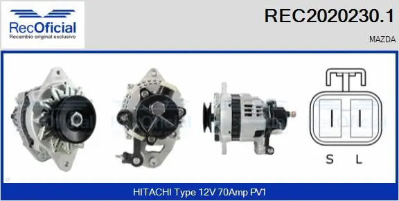 Alternator (REC2020230.1)