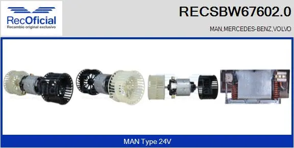 Interior Blower (RECSBW67602.0)