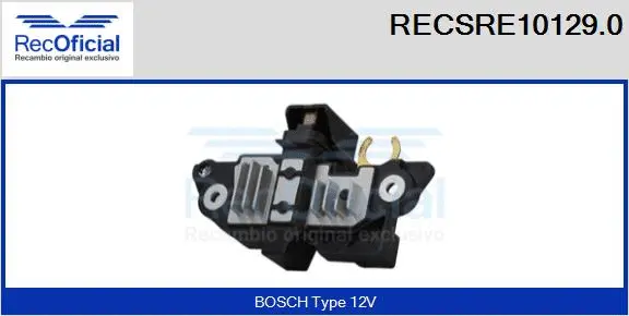 Alternator Regulator (RECSRE10129.0)