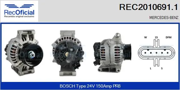 Alternator (REC2010691.1)