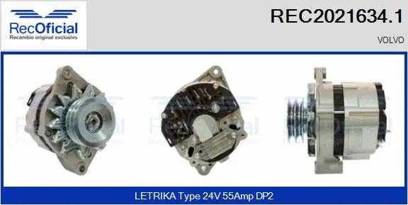 Alternator (REC2021634.1)