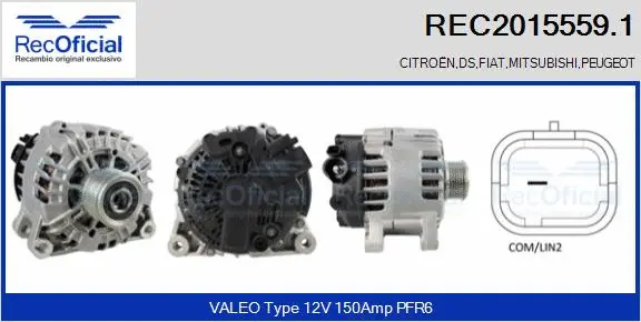Alternator (REC2015559.1)