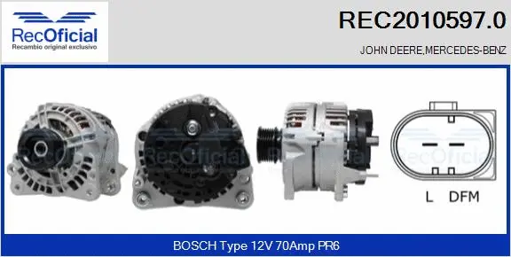Alternator (REC2010597.0)