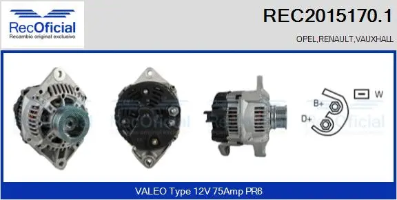 Alternator (REC2015170.1)
