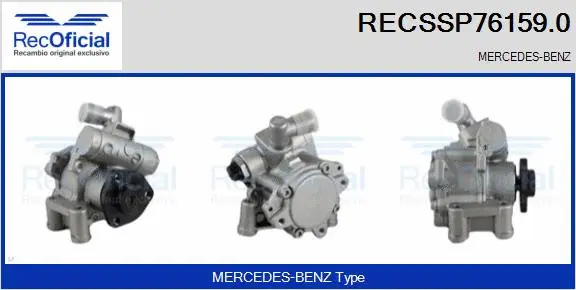 Hydraulic Pump, steering (RECSSP76159.0)