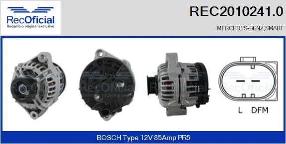 Alternator (REC2010241.0)