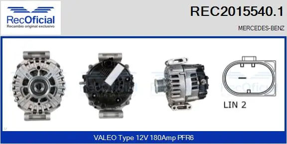 Alternator (REC2015540.1)