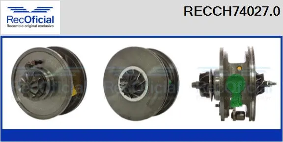 Core assembly, turbocharger (RECCH74027.0)