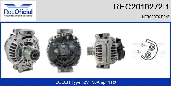 Alternator (REC2010272.1)
