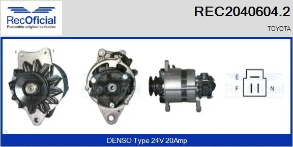 Alternator (REC2040604.2)