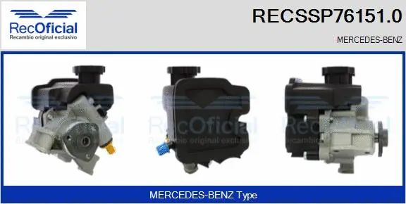 Hydraulic Pump, steering (RECSSP76151.0)