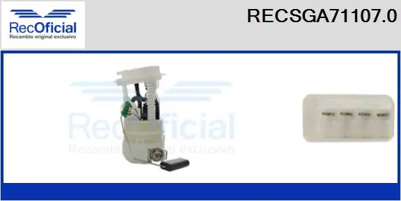 Fuel Feed Unit (RECSGA71107.0)