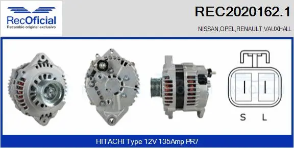 Alternator (REC2020162.1)
