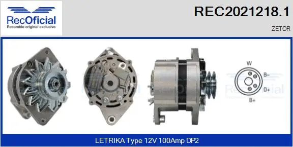 Alternator (REC2021218.1)