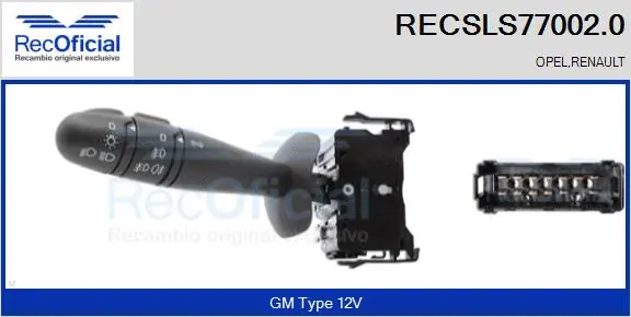 Direction Indicator Switch (RECSLS77002.0)